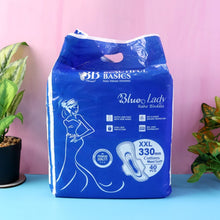 Beautiful Basics Blue Lady Long Pads With Wides Wings Sanitary Pads – 330 mm, 40-Pack