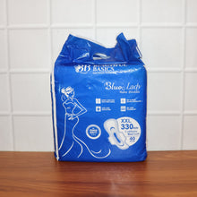 Beautiful Basics Blue Lady Long Pads With Wides Wings Sanitary Pads – 330 mm, 40-Pack